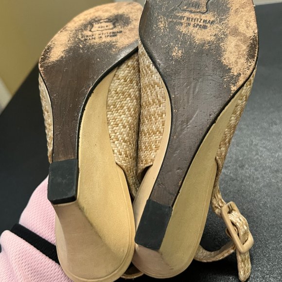 Stuart Weitzman size 6 open peep toe sling back  sandals - Picture 12 of 12